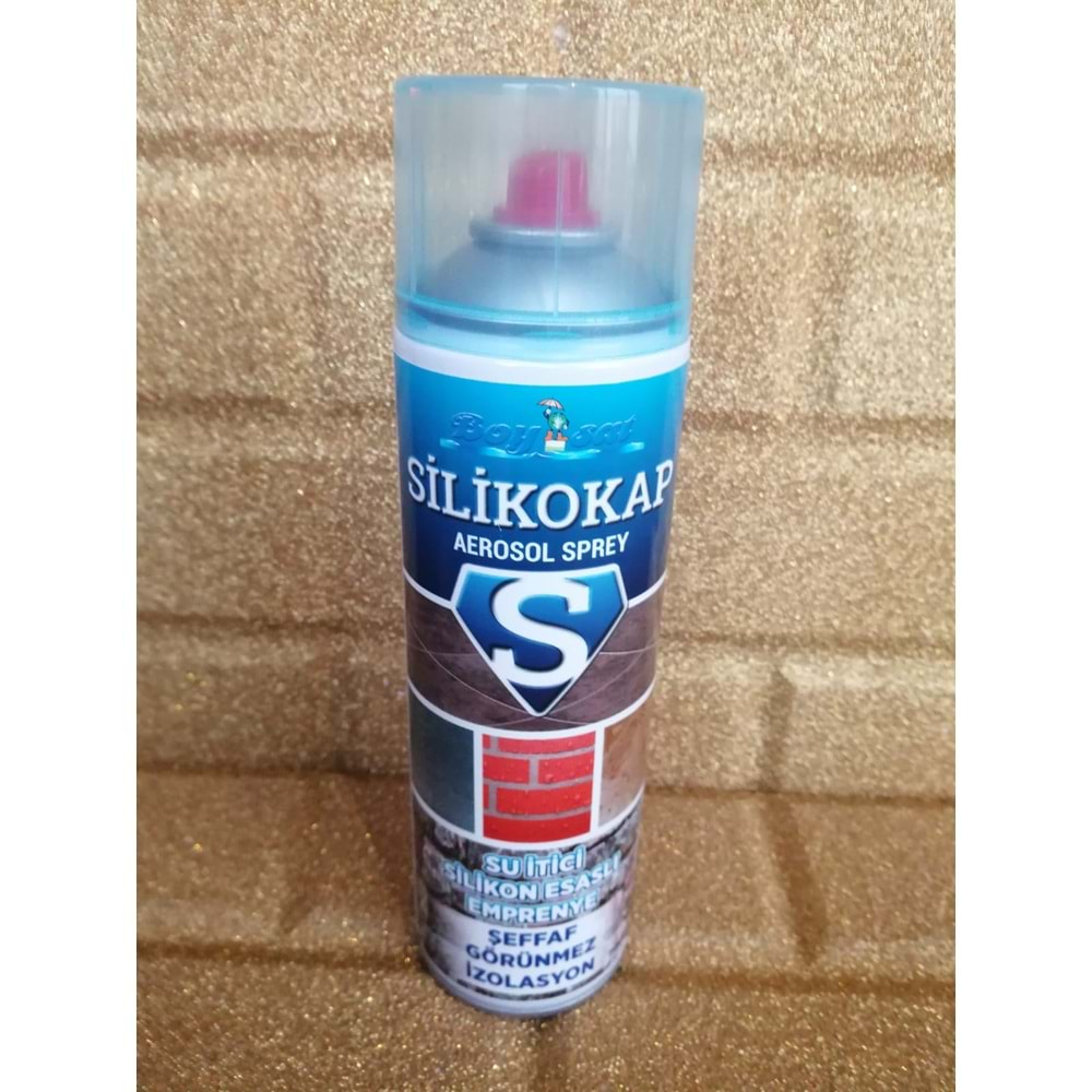 Silikokap Aerosol Şeffaf Su İzolasyon Spreyi 400 Ml