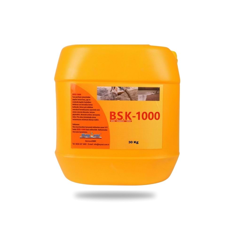B.S.K-1000 Sızdırmaz Beton Katkısı 1 Kg