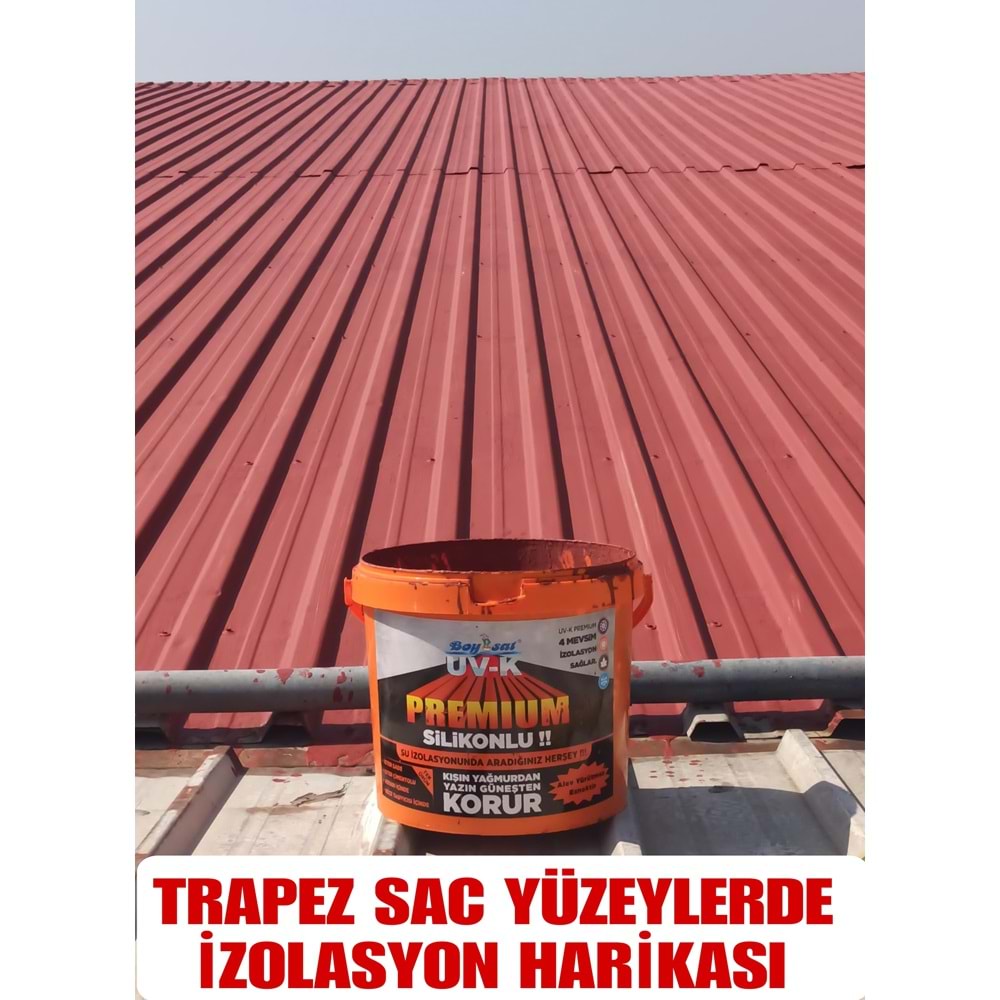 Boysat 35 M2 Sac Çatı Su İzolasyon Çözüm Paketi - Kiremit Kırmızı