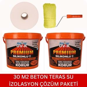Boysat 30 M2 Beton Teras Su Yalıtım Çözüm Paketi - Kiremit Kırmızı