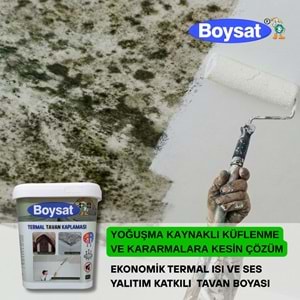 Boysat Termal Isı Yalıtımlı Tavan Boyası 10 Lt.