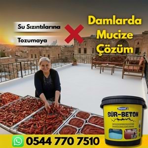 Sür-Beton 2K Dekoratif Su Yalıtım ve Zemin Kaplaması 20 Kg