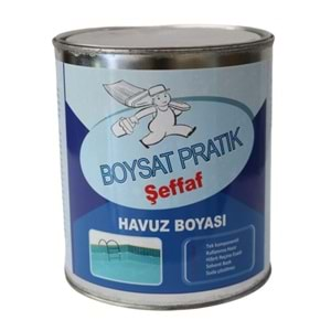 Boysat Pratik Tek Komponentli Solvent Bazlı Şeffaf Havuz Boyası 2 Kg