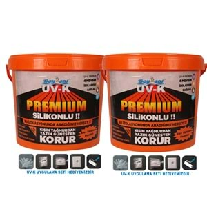 30 Kg Avantajlı Su İzolasyon Boyası Paket Uv-K Premium Silikonlu 15 Kg x 2 Adet