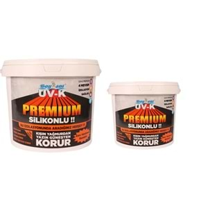 Avantajlı Paket 4 Kg Uv-K Premium Silikonlu Su İzolasyon Boyası 3 Kg+1 Kg