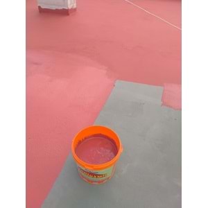 İzo Dinamik Kiremit Kırmızı Güçlü Örtücü Silikonlu Su İzolasyon Kaplaması 17 Kg