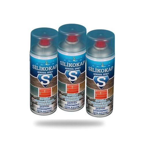 Silikokap Aerosol Şeffaf Su İzolasyon Spreyi 400 Ml