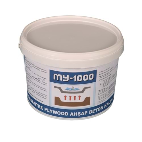 MY-1000 Konsantre Plywood Ahşap Beton Kalıp Ayırıcı 1.5 Kg