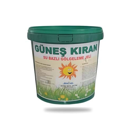 Güneş Kıran Su Bazlı Naylon Çürütmez Sera Gölge Jeli 12 Kg