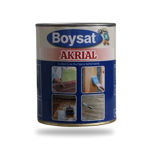 Akrial Su Bazlı İç ve Dış Cephe Şeffaf Vernik 0.75 Kg