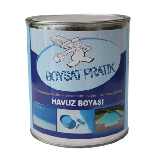 Boysat Pratik Tek Komponentli Solvent Bazlı Havuz Boyası 2.5 Kg